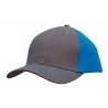 Cap - mod. 4001:Graphite, Cotton, Cyan